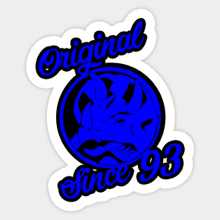 Original Since 93 Blue Ranger Power Coin Sticker